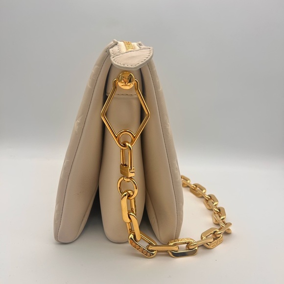 Louis Vuitton Coussin PM Cream Monogram Empreinte Gold Chain Strap - Picture 6 of 16